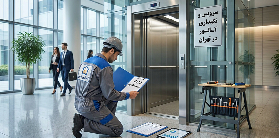 سرویس و نگهداری آسانسور در تهران با چک‌لیست استاندارد فنی آسانسور یاس